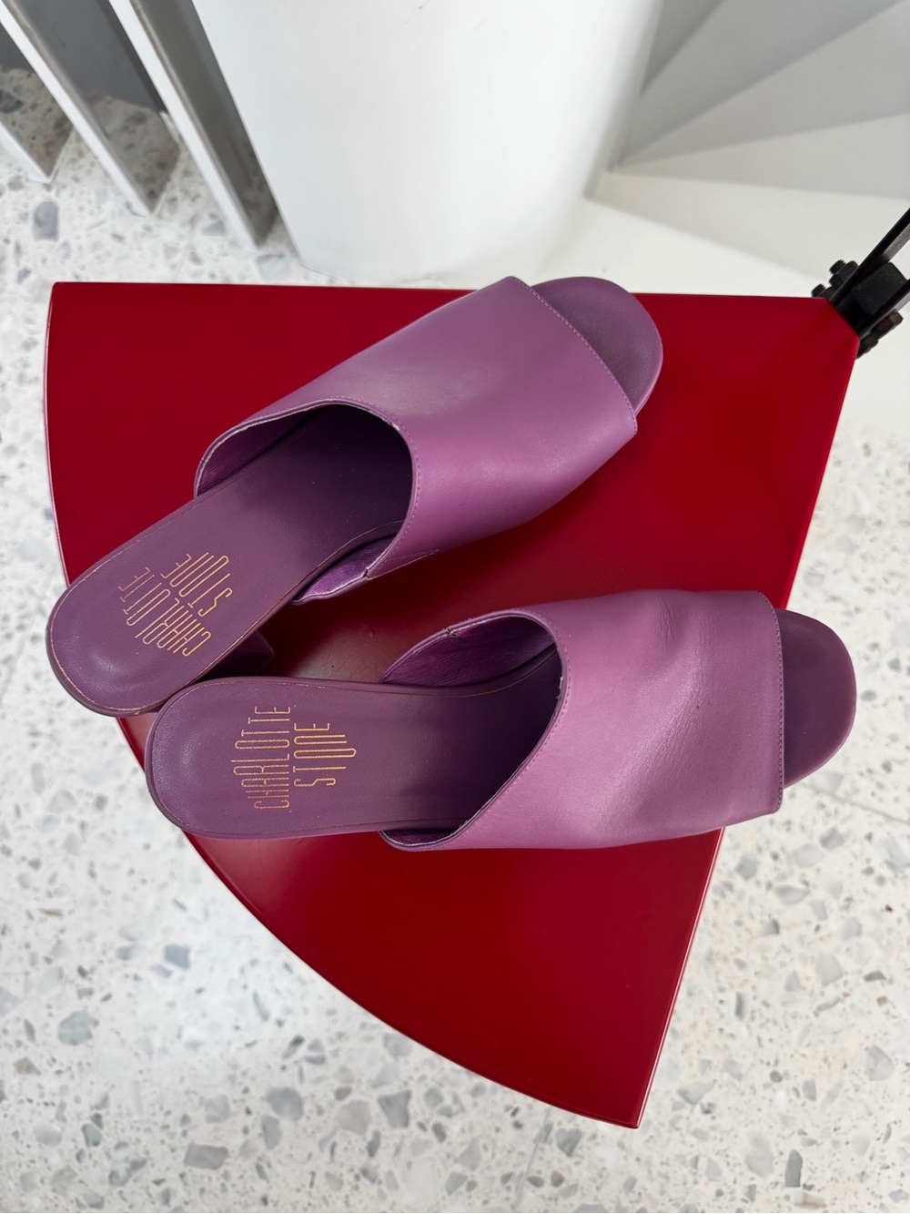 Charlotte Stone Rian platforms, Size 10